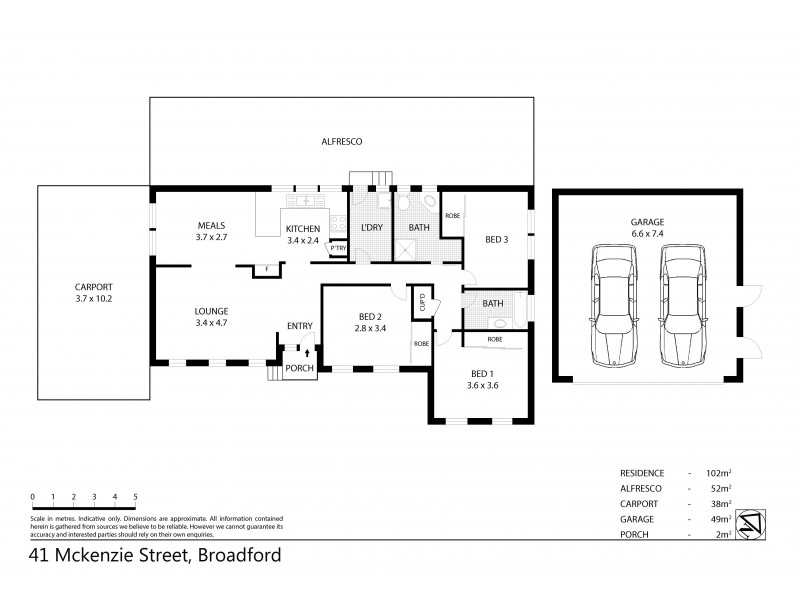 41 McKenzie Street, Broadford VIC 3658 Floorplan