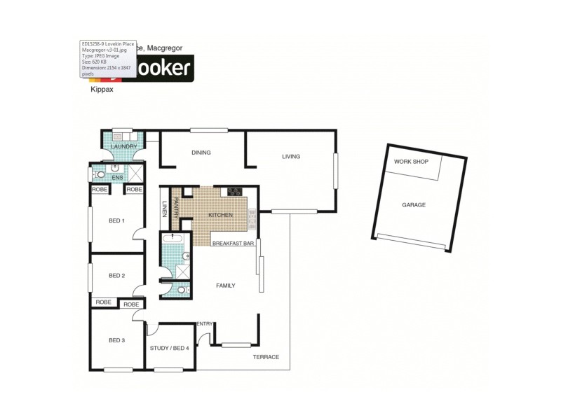 9 Lovekin Place, Mckellar ACT 2617 Floorplan
