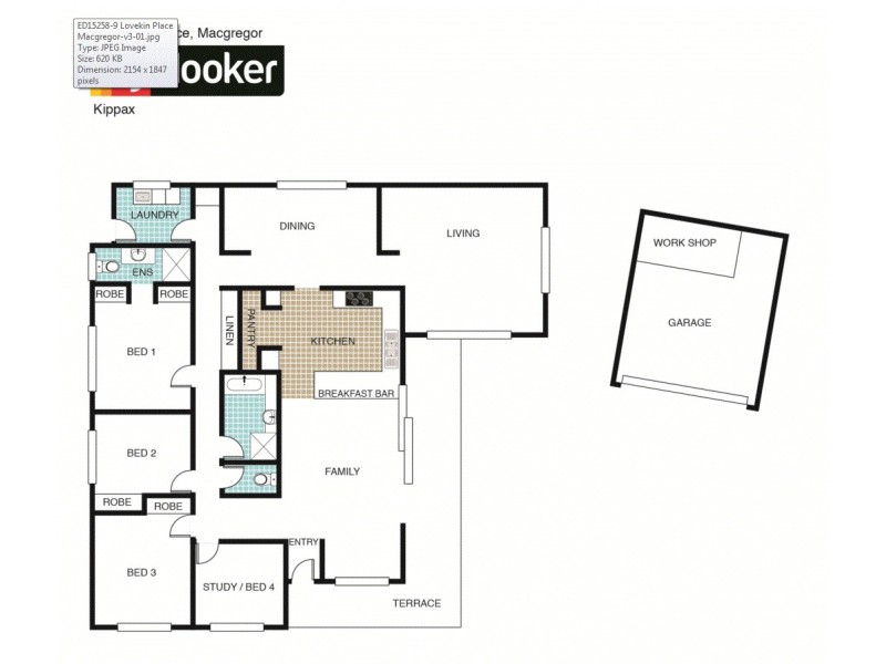 9 Lovekin Place, Mckellar ACT 2617 Floorplan