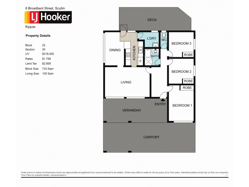 6 Broadbent Street, Scullin ACT 2614 Floorplan
