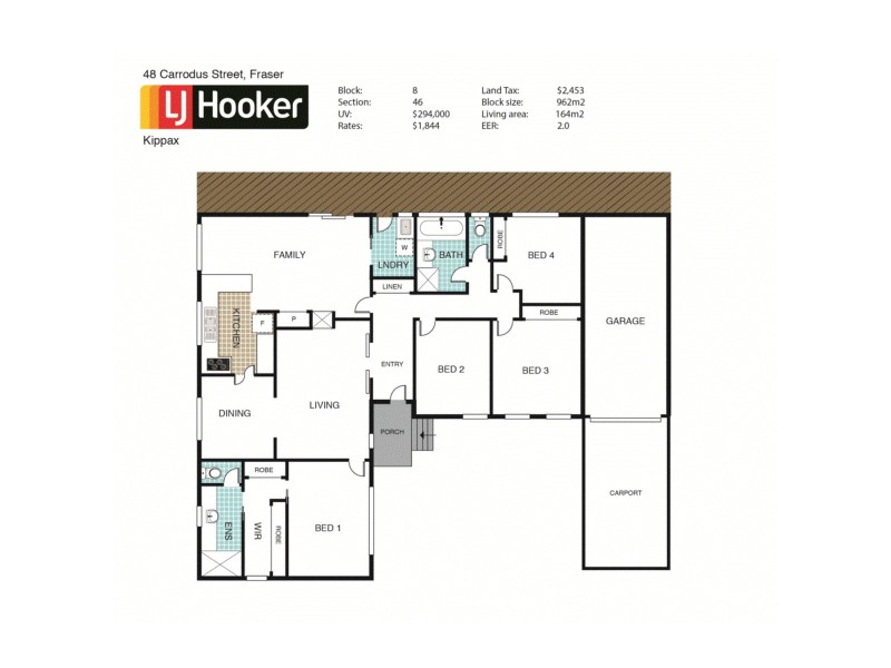 48 Carrodus Street, Fraser ACT 2615 Floorplan