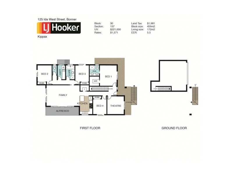 125 Ida West Street, Bonner ACT 2914 Floorplan