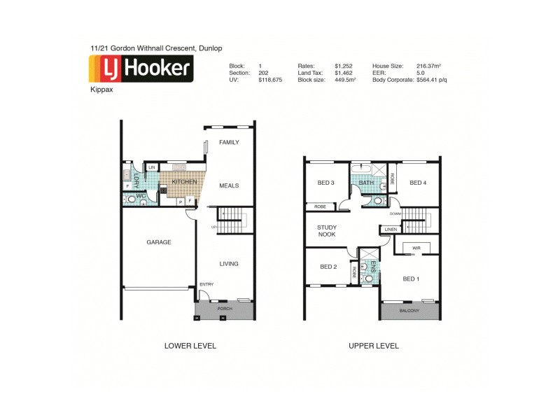 21 Gordon Withnall Crescent, Dunlop ACT 2615 Floorplan
