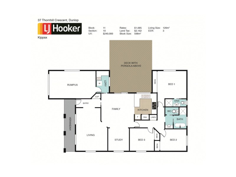 37 Thornhill Crescent, Dunlop ACT 2615 Floorplan