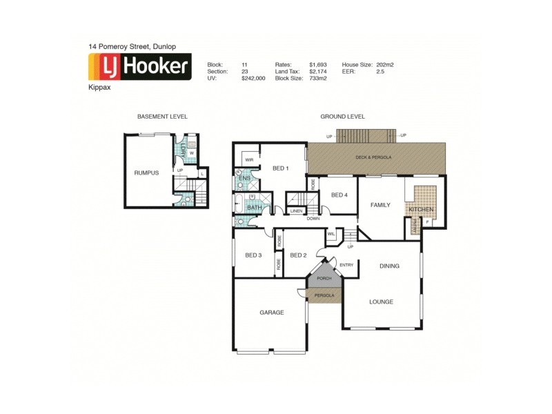 14 Pomeroy Street, Dunlop ACT 2615 Floorplan
