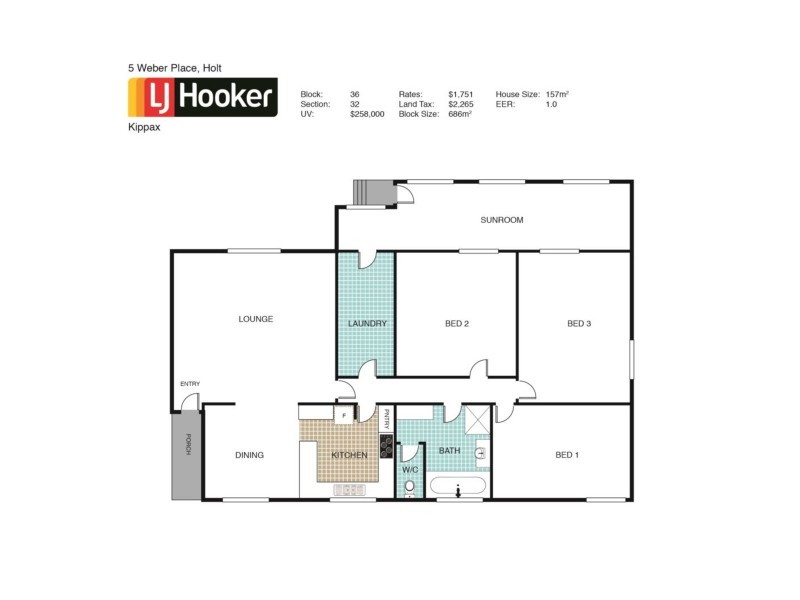 5 Weber Place, Holt ACT 2615 Floorplan