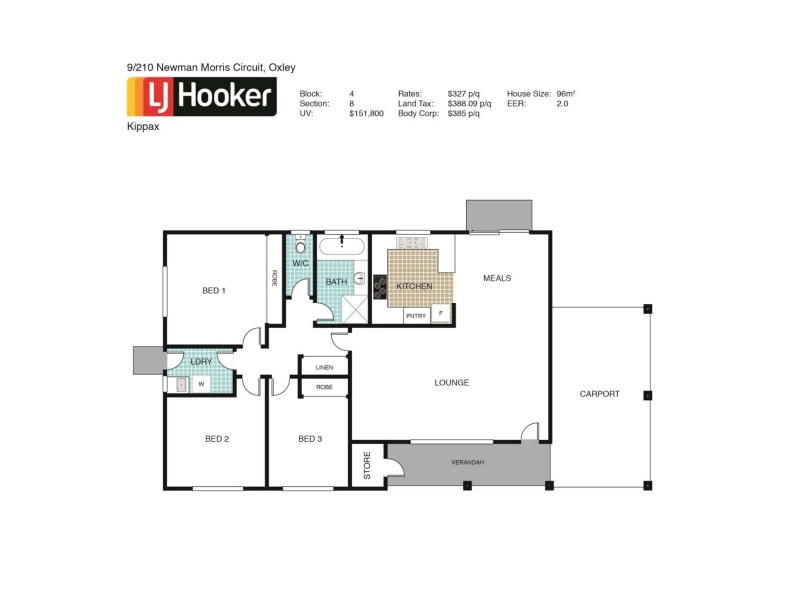 9/210 Newman Morris Circuit, Oxley ACT 2903 Floorplan