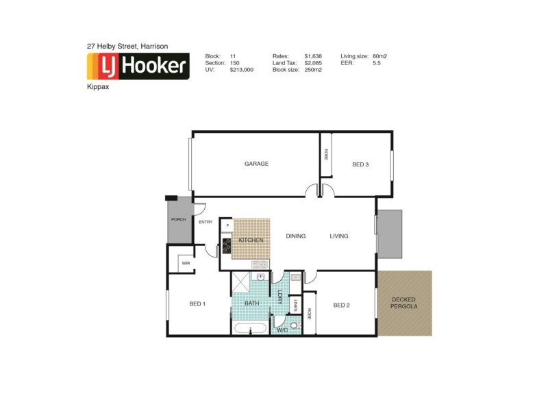 27 Helby Street, Harrison ACT 2914 Floorplan