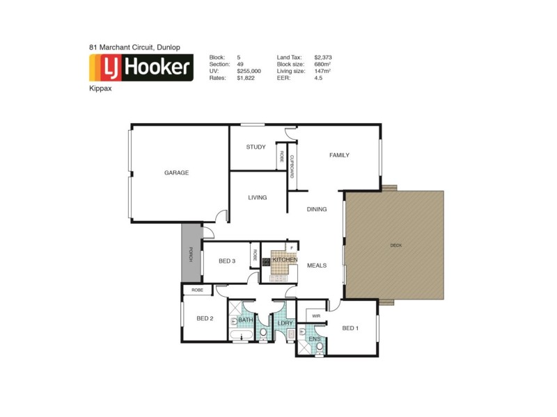 81 Marchant Circuit, Dunlop ACT 2615 Floorplan