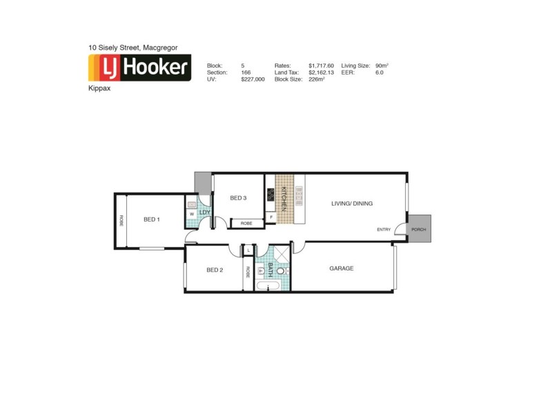 10 Sisely Street, Macgregor ACT 2615 Floorplan