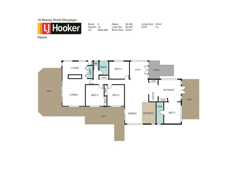 16 Beaney Street, Macgregor ACT 2615 Floorplan