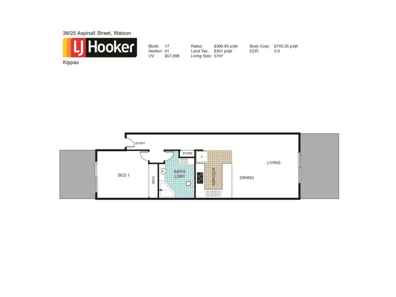 38/25 Aspinall Street, Watson ACT 2602 Floorplan