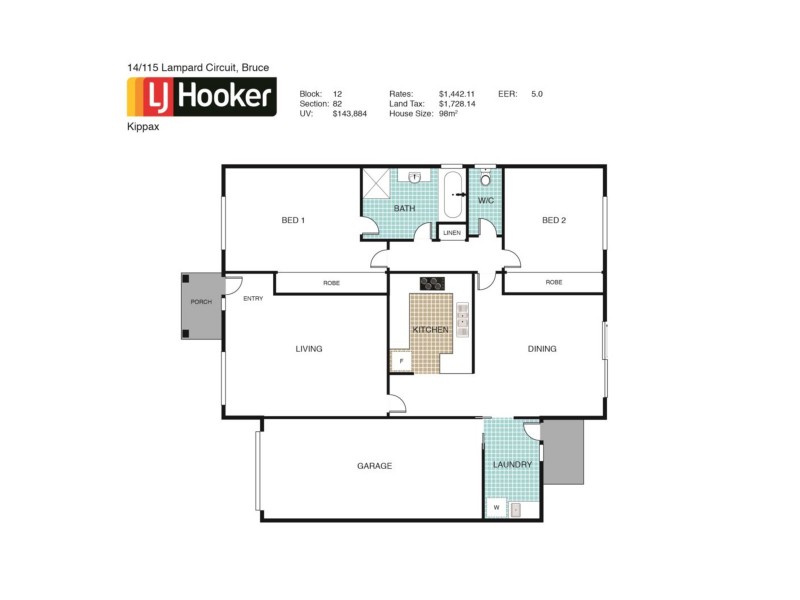 14/115 Lampard Circuit, Bruce ACT 2617 Floorplan