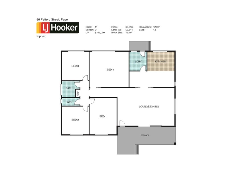 96 Petterd Street, Page ACT 2614 Floorplan