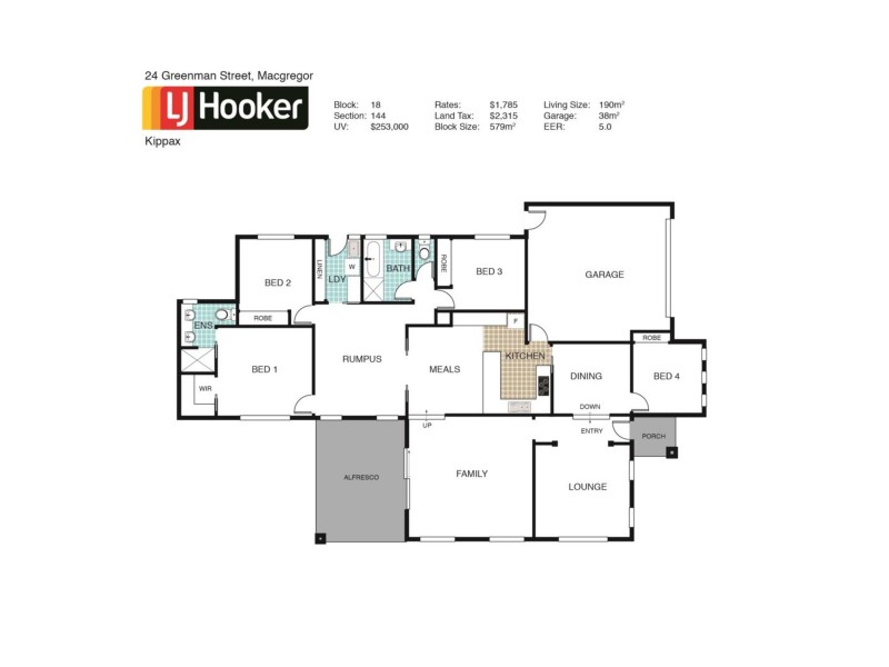 24 Greenman Street, Macgregor ACT 2615 Floorplan