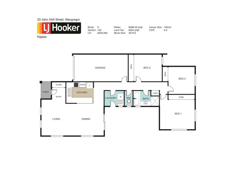 23 John Holt Street, Macgregor ACT 2615 Floorplan