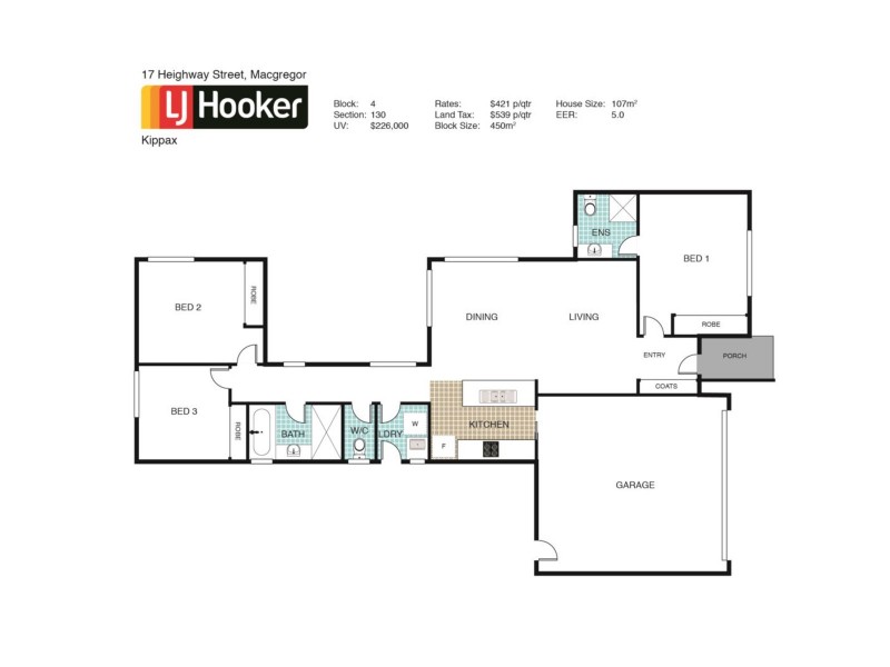 17 Heighway Street, Macgregor ACT 2615 Floorplan