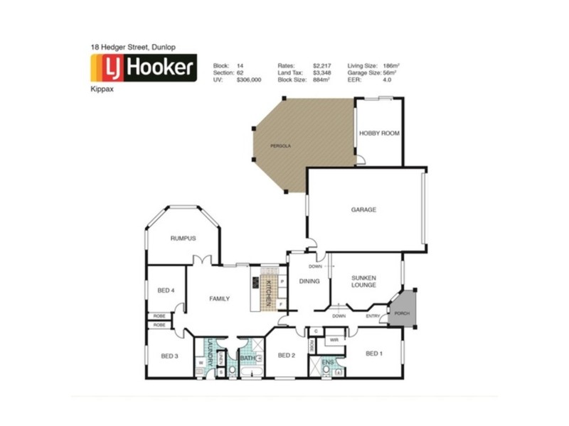 18 Hedger Street, Dunlop ACT 2615 Floorplan