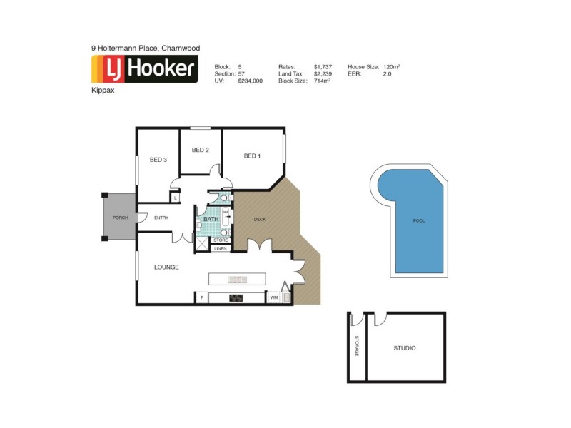 9 Holtermann Place, Charnwood ACT 2615 Floorplan