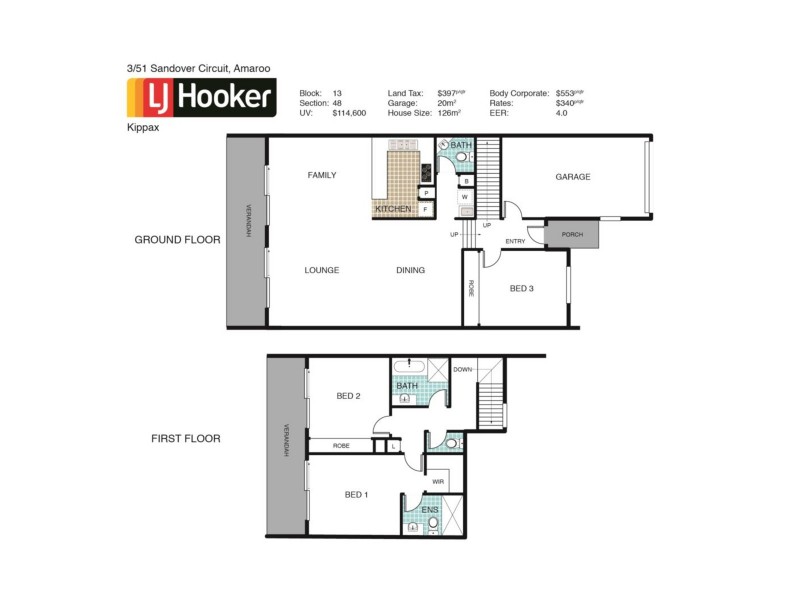 3/51 Sandover Circuit, Amaroo ACT 2914 Floorplan