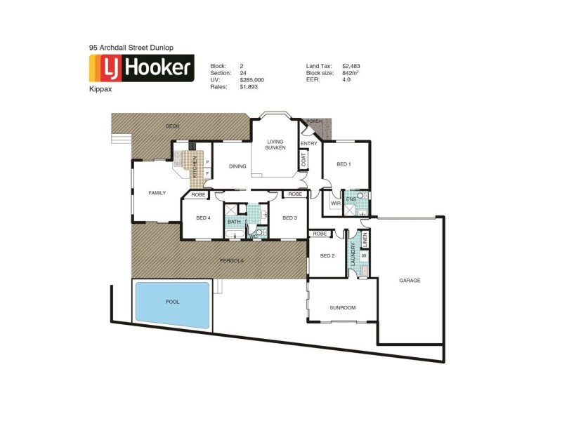 95 Archdall Street, Dunlop ACT 2615 Floorplan