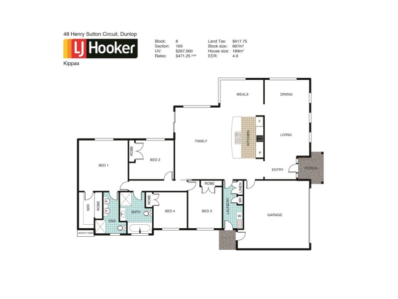 48 Henry Sutton Circuit, Dunlop ACT 2615 Floorplan