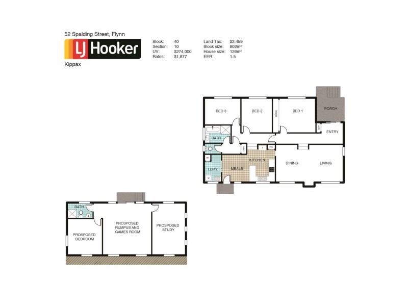 52 Spalding Street, Flynn ACT 2615 Floorplan