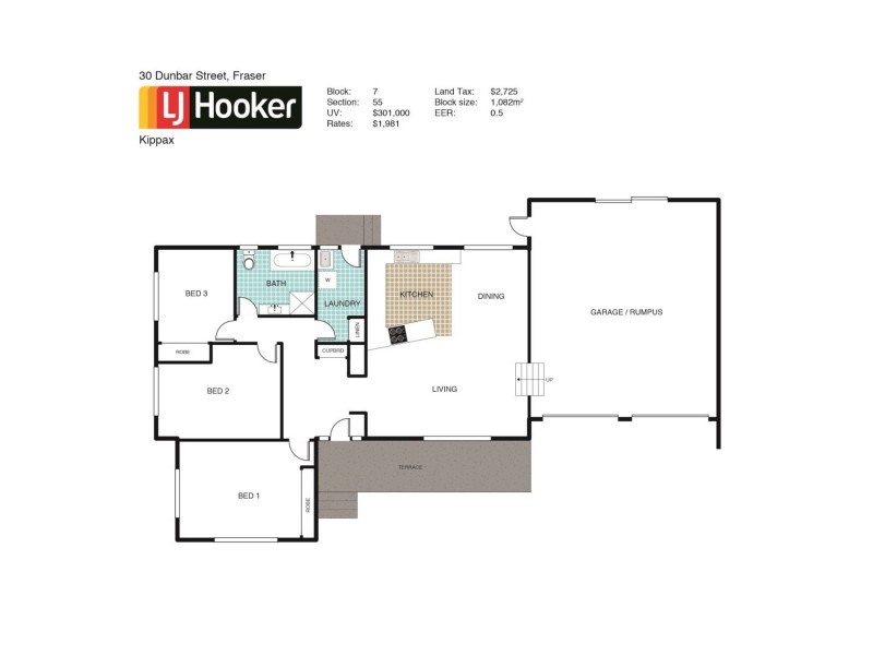 30 Dunbar Street, Fraser ACT 2615 Floorplan