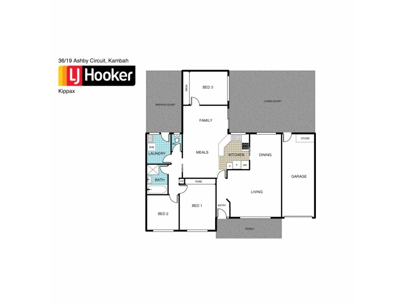 36/19 Ashby Circuit, Kambah ACT 2902 Floorplan