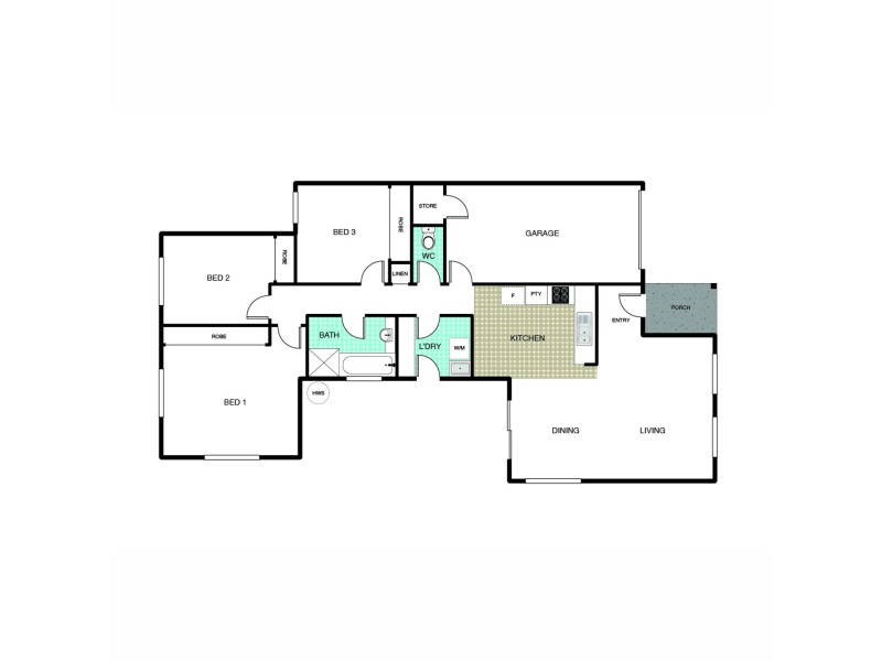 3 John James Loop, Macgregor ACT 2615 Floorplan