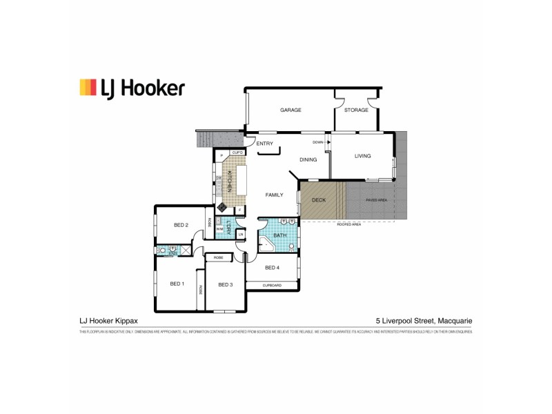5 Liverpool Street, Macquarie ACT 2614 Floorplan