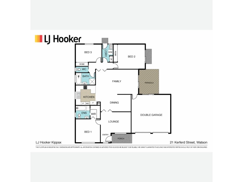 21 Kerferd Street, Watson ACT 2602 Floorplan