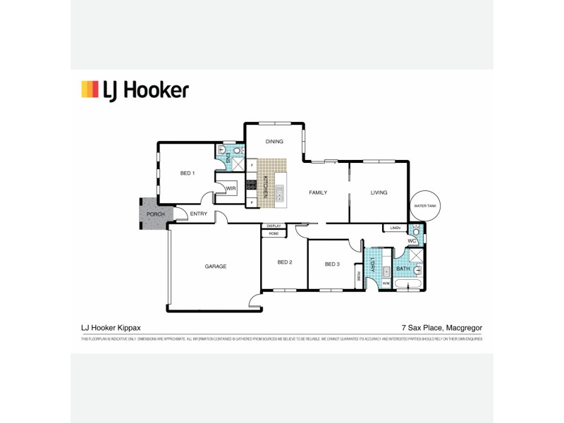7 Sax Place, Macgregor ACT 2615 Floorplan