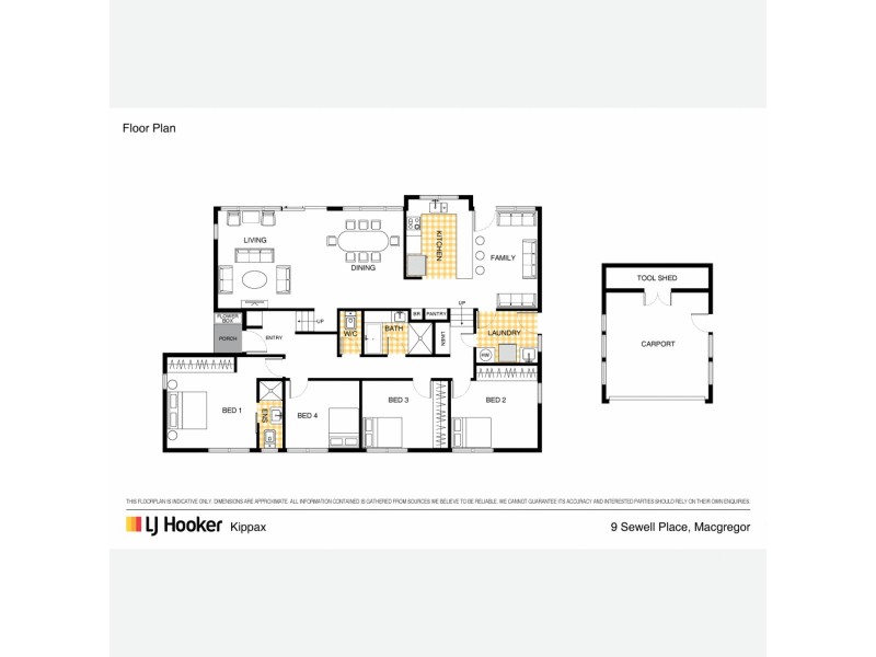 9 Sewell Place, Macgregor ACT 2615 Floorplan