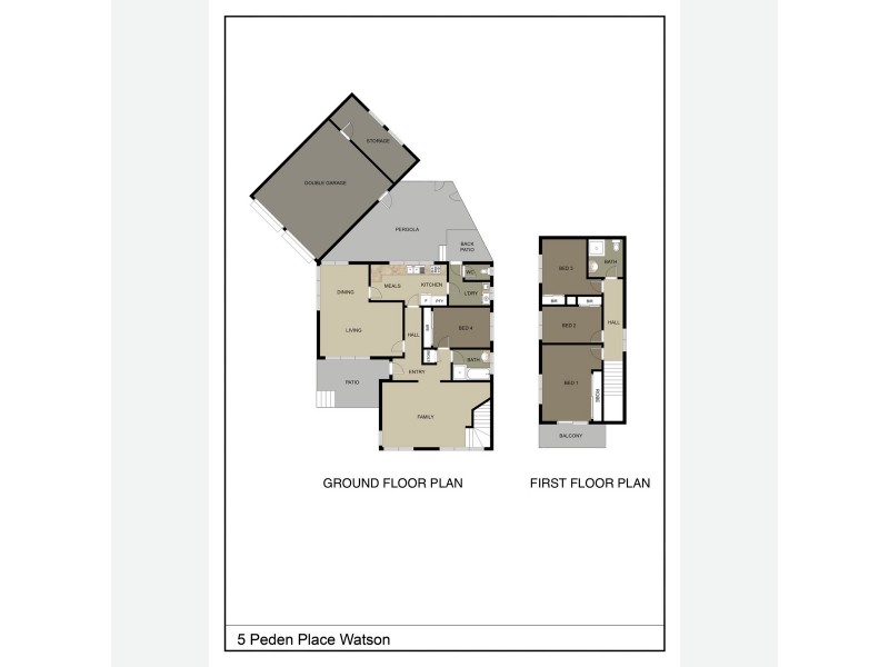 5 Peden Place, Watson ACT 2602 Floorplan