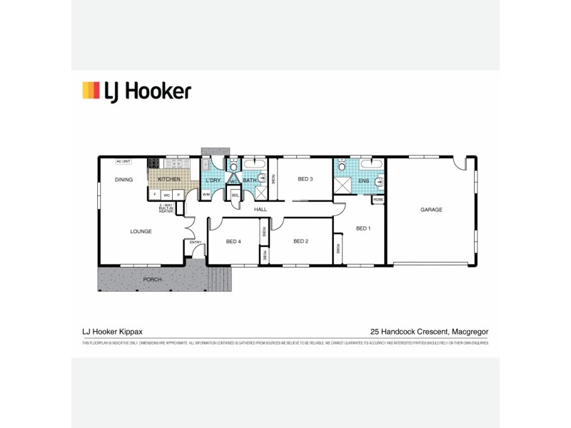 25 Handcock Crescent, Macgregor ACT 2615 Floorplan