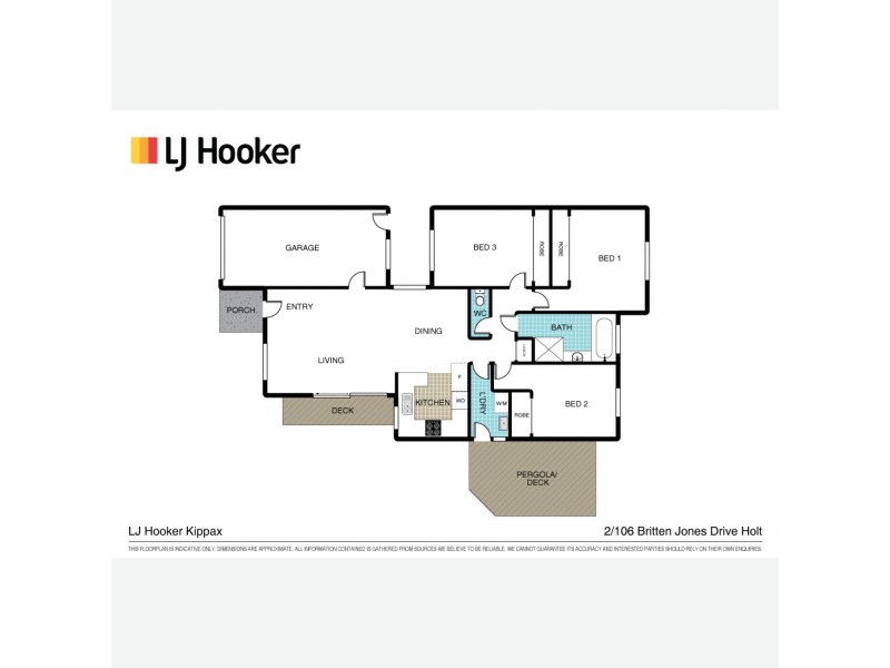 2/106 Britten Jones Drive, Holt ACT 2615 Floorplan