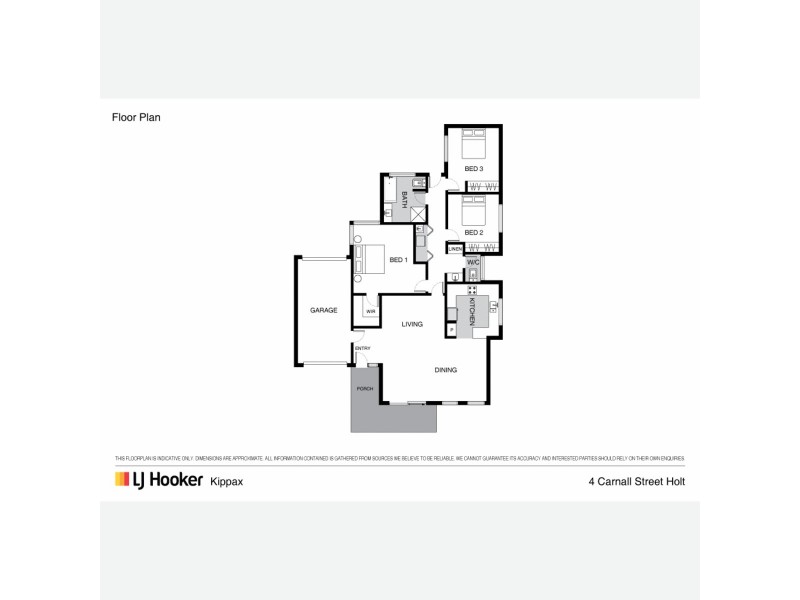 4 Carnall Close, Holt ACT 2615 Floorplan