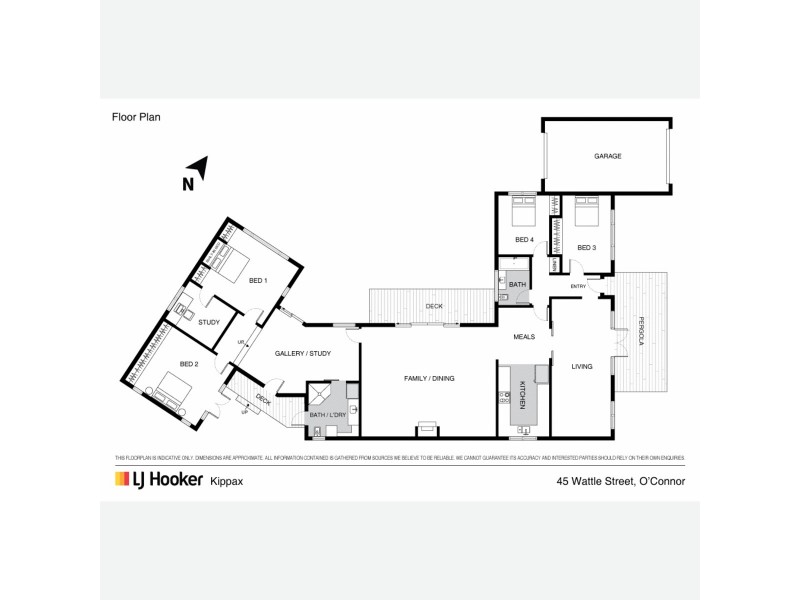 45 Wattle Street, O’connor ACT 2602 Floorplan