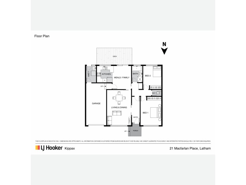 21 Macfarlan Place, Latham ACT 2615 Floorplan