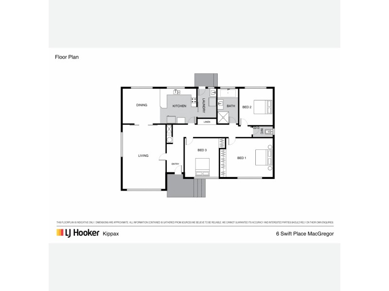 6 Swift Place, Macgregor ACT 2615 Floorplan