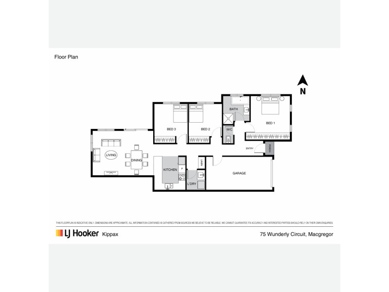 75 Wunderly Circuit, Macgregor ACT 2615 Floorplan