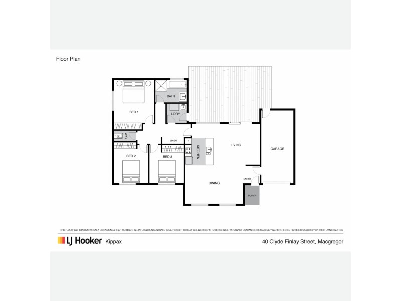 40 Clyde Finlay Street, Macgregor ACT 2615 Floorplan