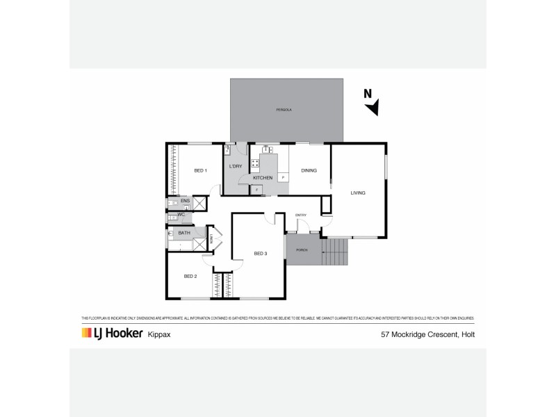 57 Mockridge Crescent, Holt ACT 2615 Floorplan