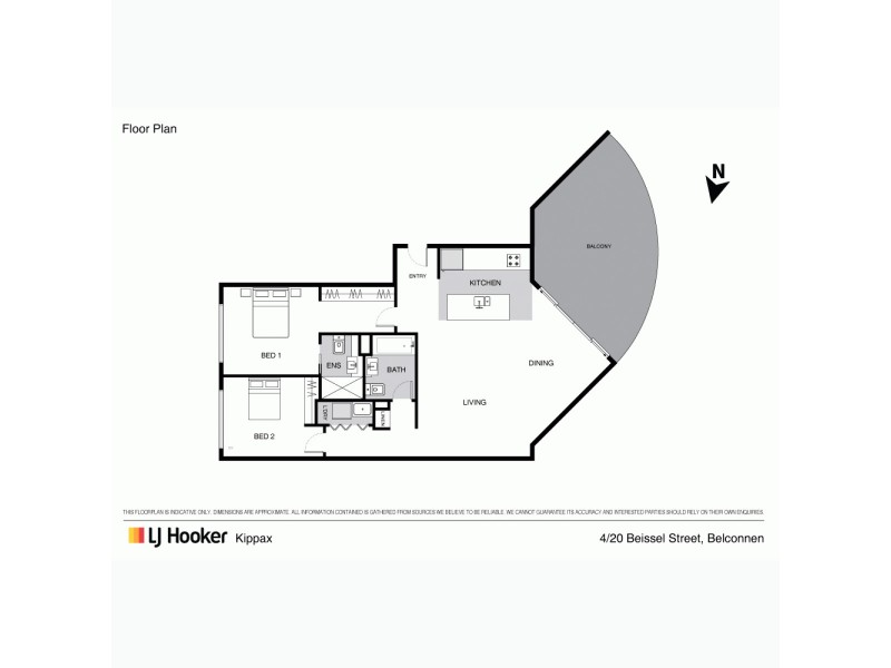 4/20 Beissel Street, Belconnen ACT 2617 Floorplan