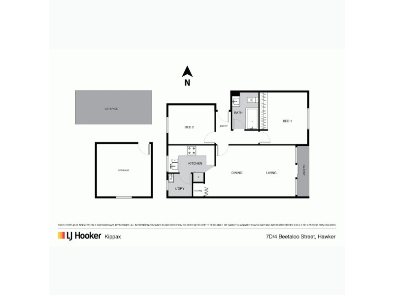 7D/4 Beetaloo Street, Hawker ACT 2614 Floorplan