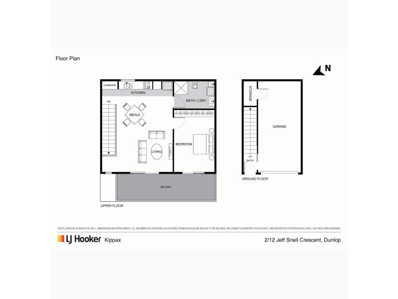 2/12 Jeff Snell Crescent, Dunlop ACT 2615 Floorplan