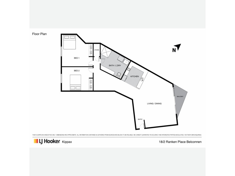 18/2 Ranken Place, Belconnen ACT 2617 Floorplan