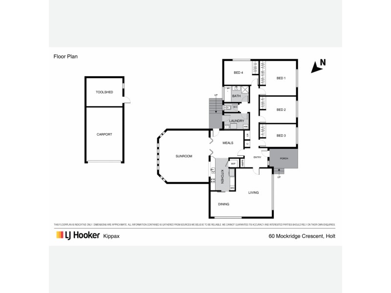 60 Mockridge Crescent, Holt ACT 2615 Floorplan