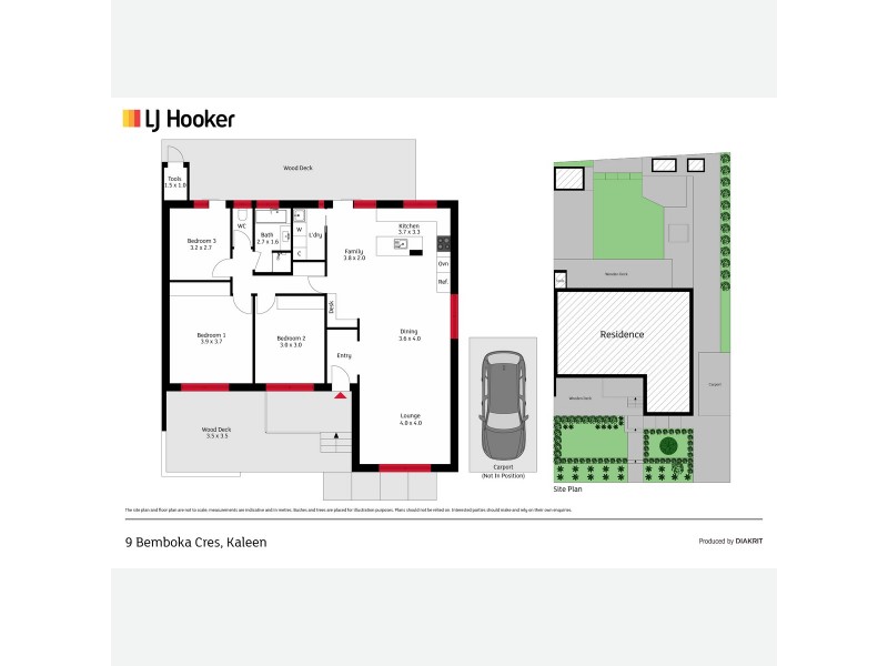 9 Bemboka Crescent, Kaleen ACT 2617 Floorplan